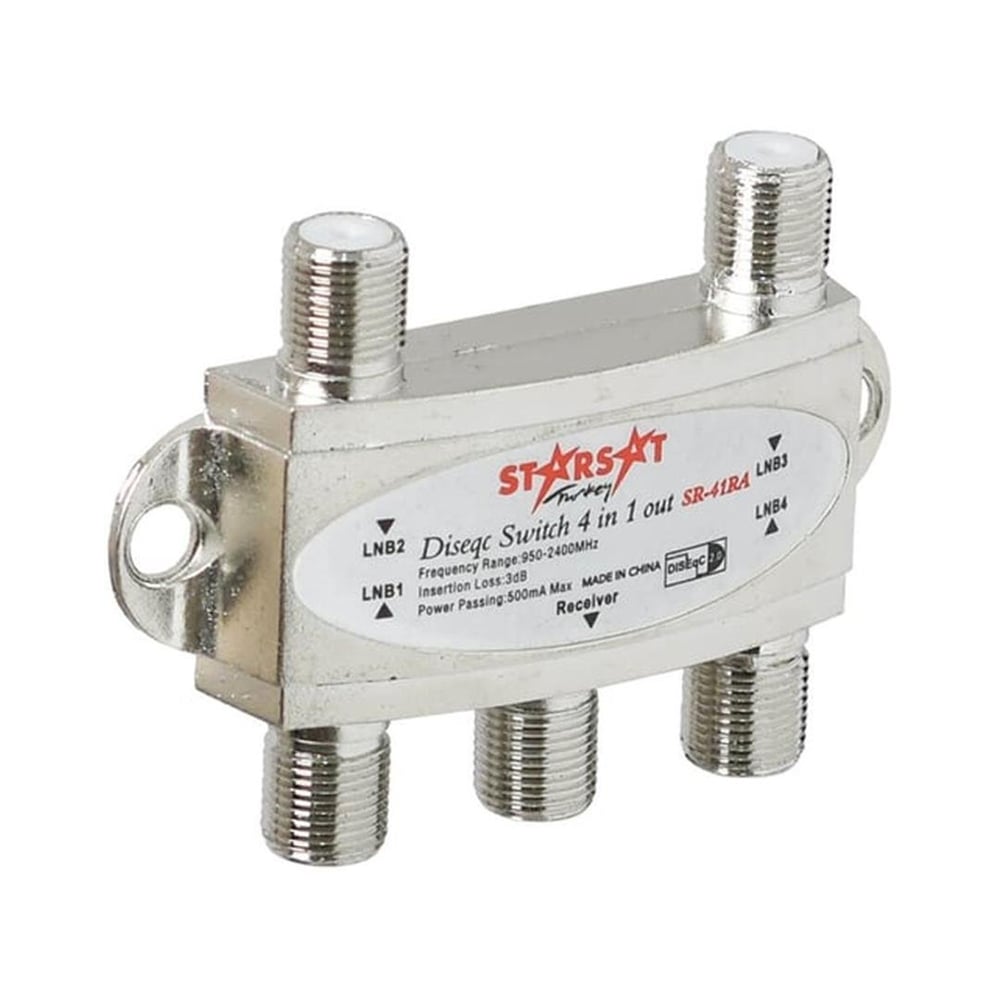 Starsat Starsat SR-41RA 4X1 - 50-2400MHZ Diseqc Switch 3DB - Diseqc Switch