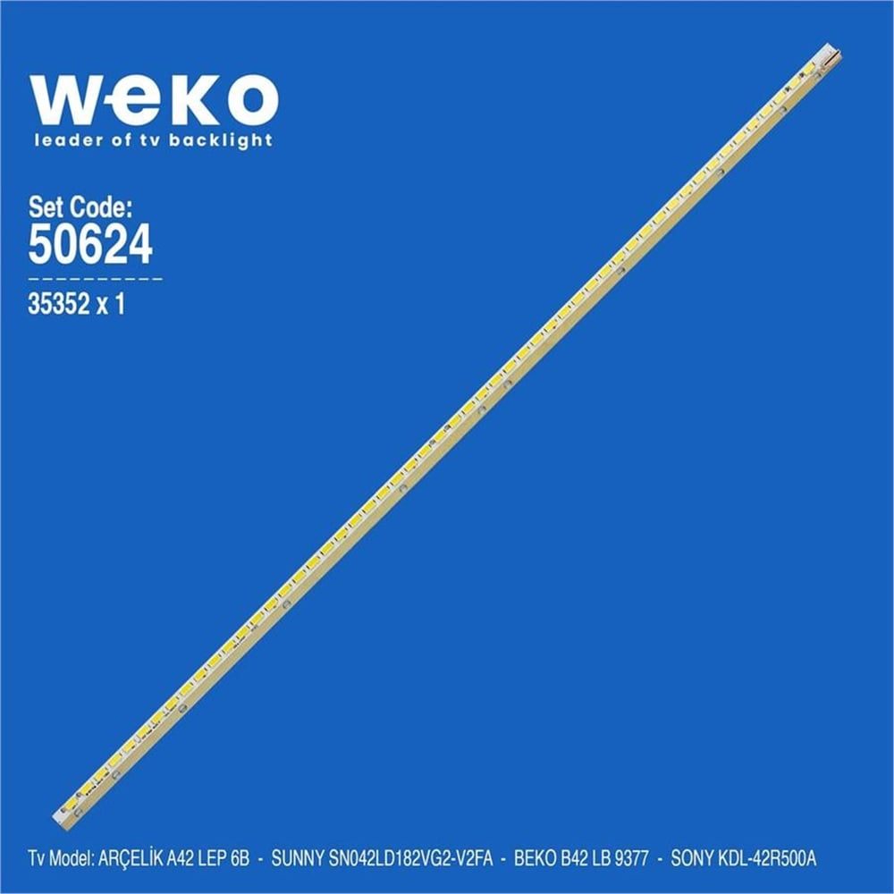 Weko Sunny SN042LD182VG2-V2FA 42'' İnç 1 Adet Tv Led Bar - Sunny Led Bar