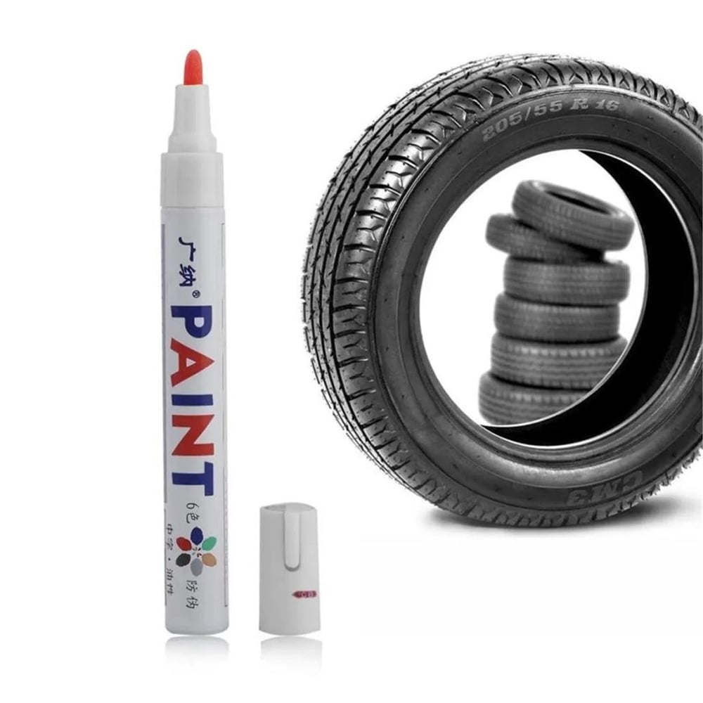 Sunup Sunup M101 Kırmızı Araç Motosiklet Lastik Boya Kalemi - Oto Aksesuarları