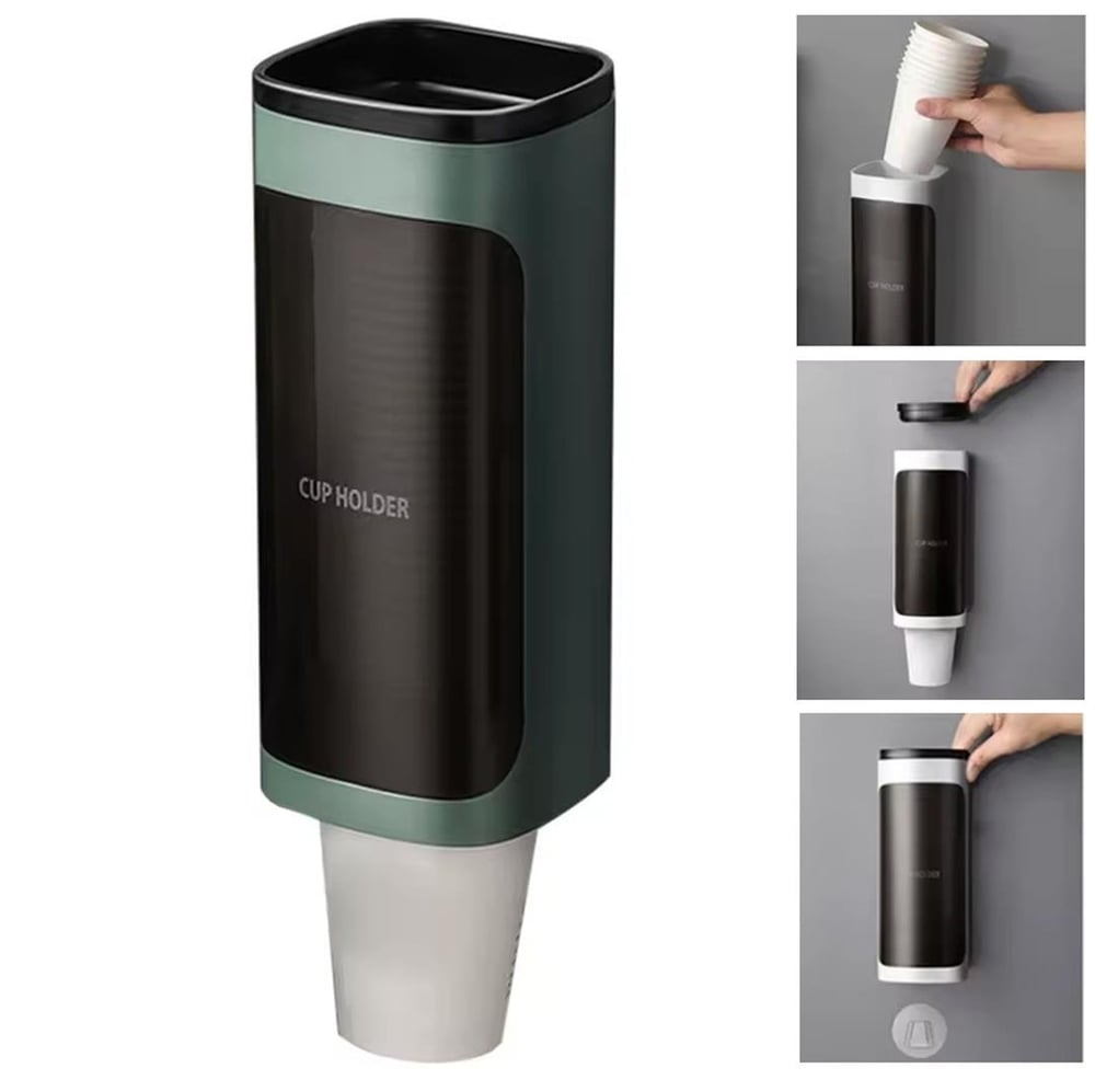 Mert-er Elektronik Sunup SN-27109 Kendinden Yapışkanlı Plastik - Karton Bardak Dispenseri - Ev ve Yaşam