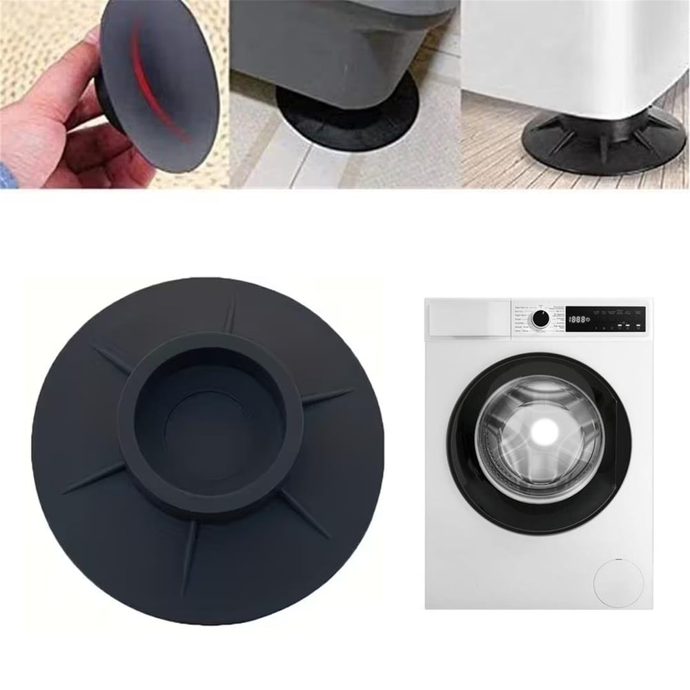 Sunup Sunup SN-28660 Çamaşır Makinesi Tabanlık Stoper Titreşim Engelleyici Kauçuk Ped - Ev ve Yaşam