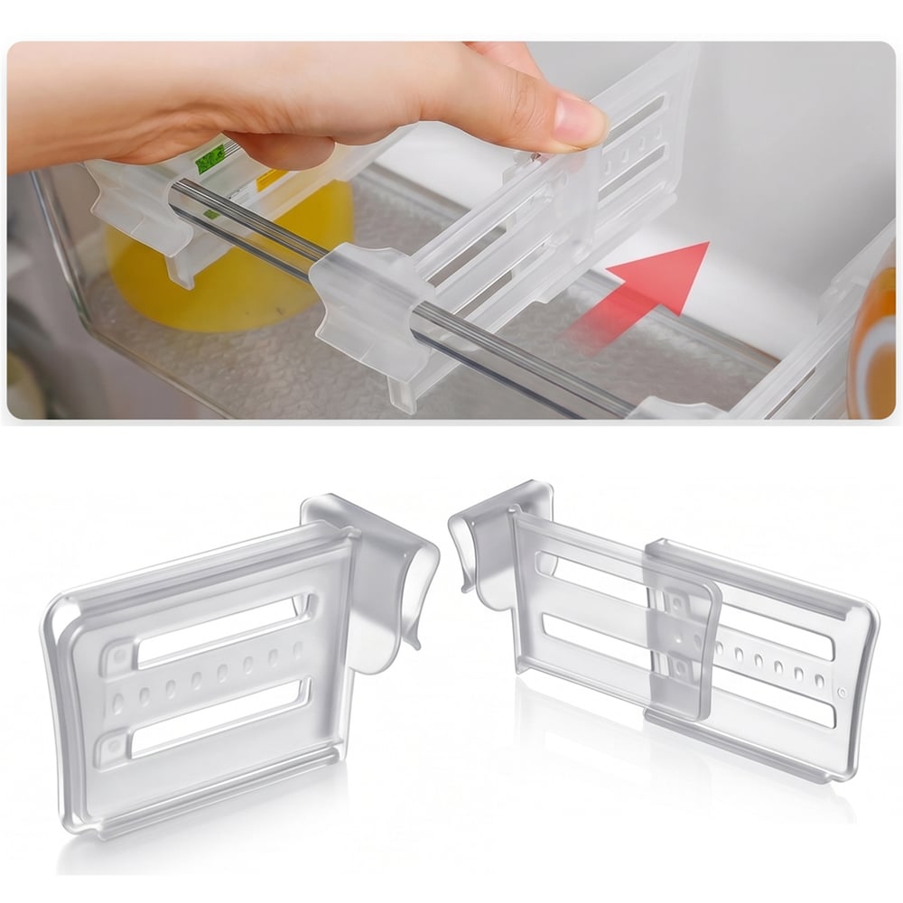 Sunup Sunup SN-29131 1 Adet Şeffaf Buzdolabı Yan Kapı Düzenleyici Ayırıcı - Ev ve Yaşam