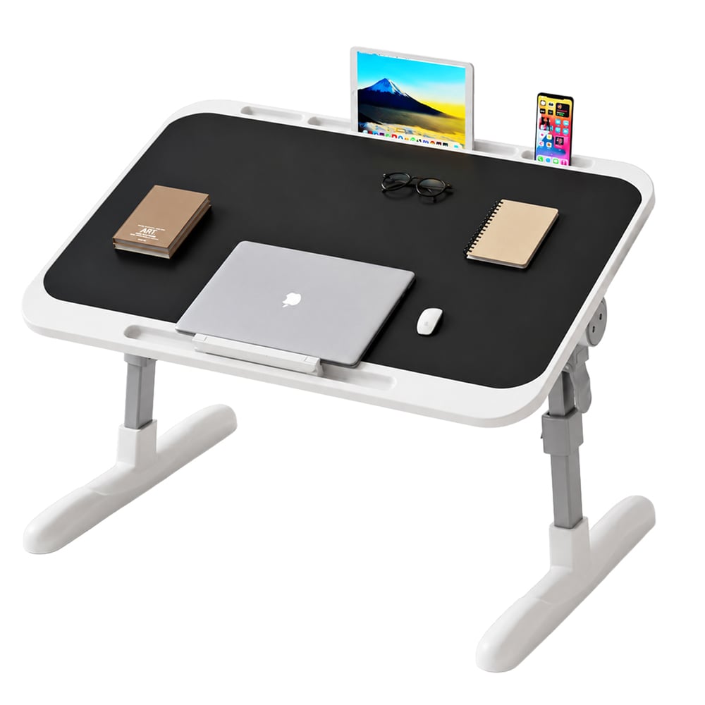 Sunup Sunup SN-29699 Çok Fonksiyonlu Katlanabilir Yatak Koltuk Laptop Masası Yükseklik Ve Açı Ayarlı Siyah 60X40cm - Ev ve Yaşam