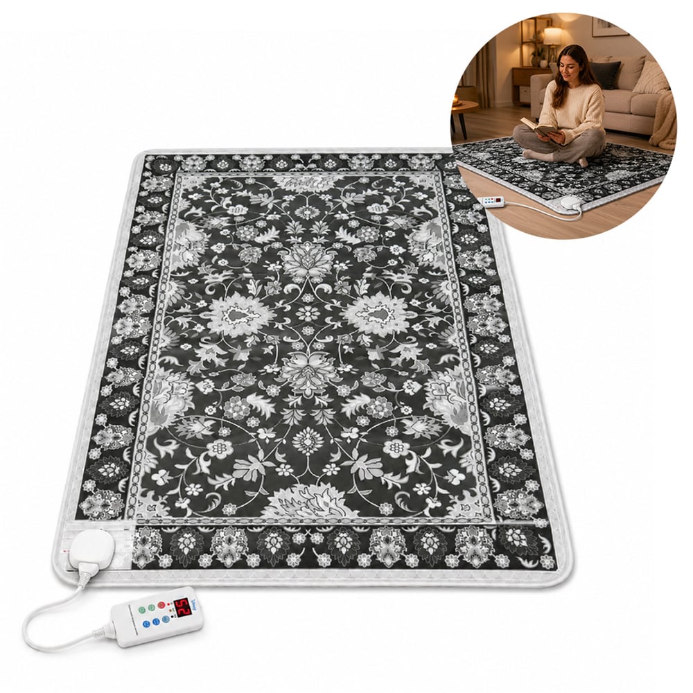 Sunup Sunup TY-1*2 859W 100X200CM Isıtmalı Pad Halı - Dijital Termostatlı Karbon Kristal Teknolojisi - Ev ve Yaşam