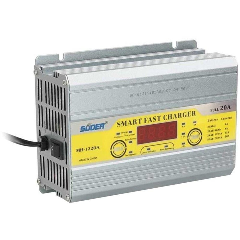 Suoer Suoer MH-1220A 12 Volt Max 20 Amper Akıllı Akü Şarj Cihazı - Adaptörler