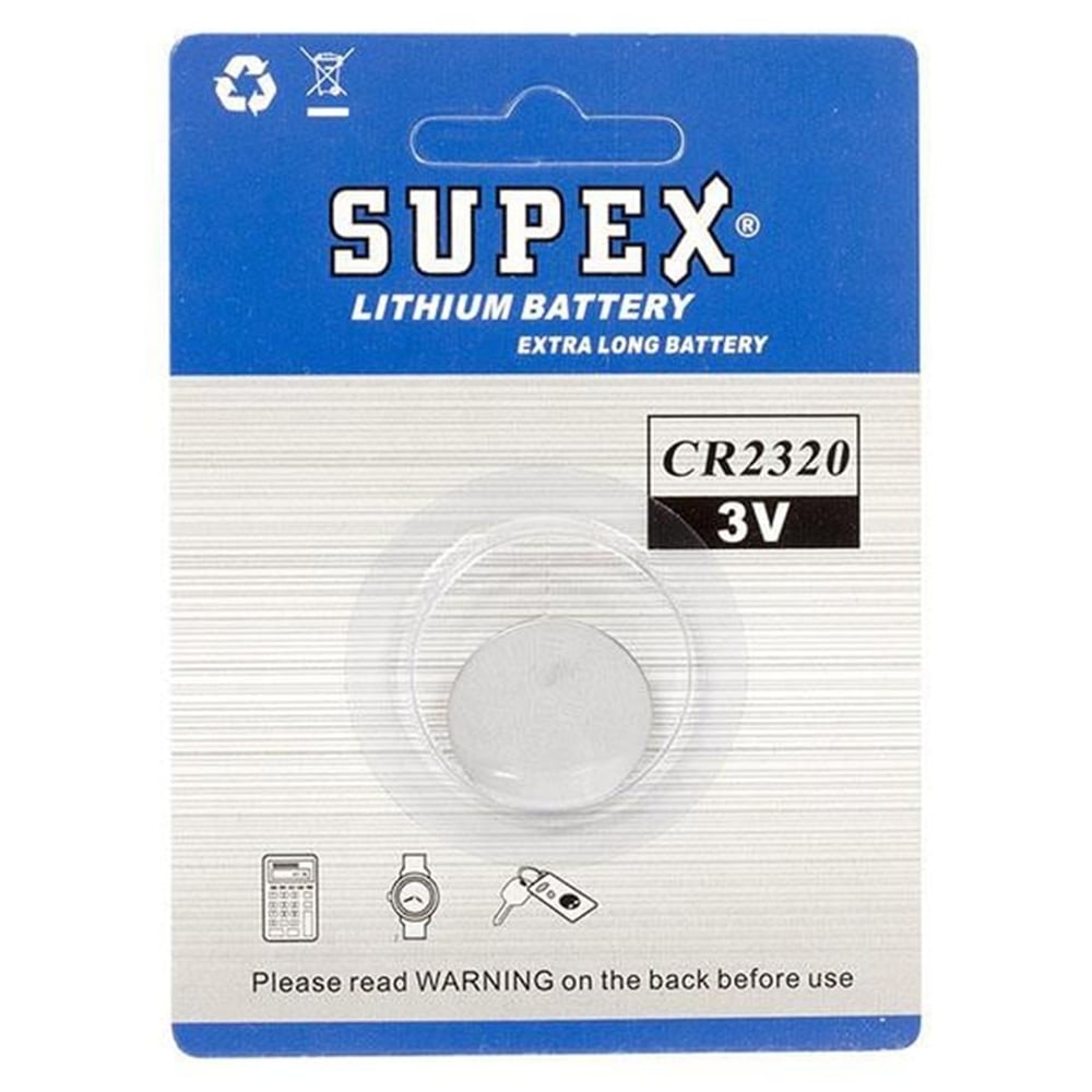 Supex Supex CR2320 3 Volt Lityum Pil Tekli - Piller