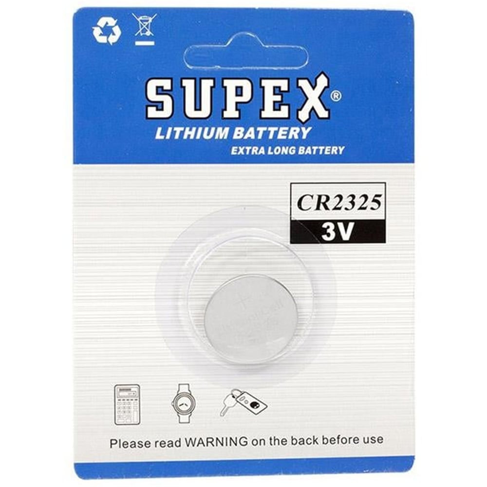 Supex Supex CR2325 3 Volt Lityum Pil Tekli - Piller