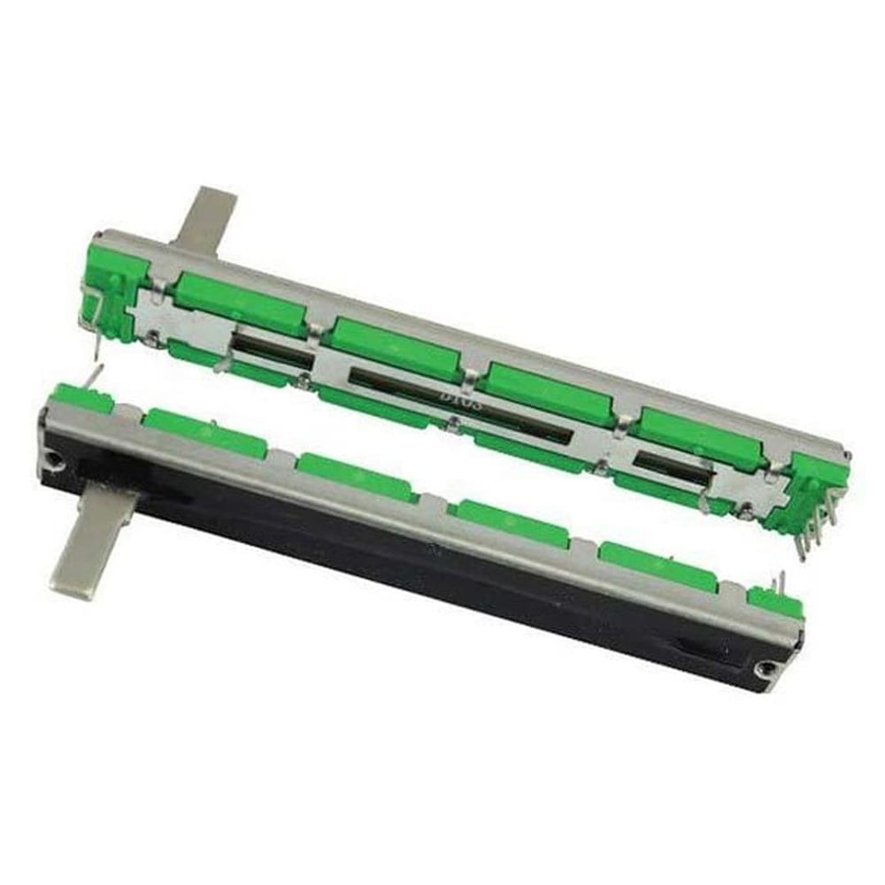 Oem Sürgülü 10x75mm Uzun Pot B103 (DJ Pot Yeşil Mixerler İçin) - Muhtelif Elektronik Malzeme