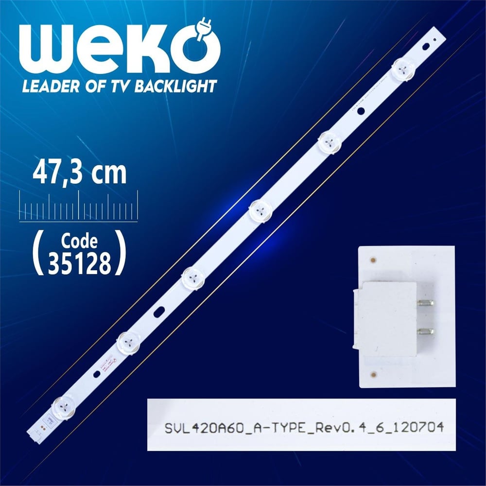 Weko SVL420A60_A-TYPE_REV0.4_6_120704 - (A-TYPE) - 47.3 Cm 6 Ledli   (WK-863) Tv Led Bar - Tv Led Bar