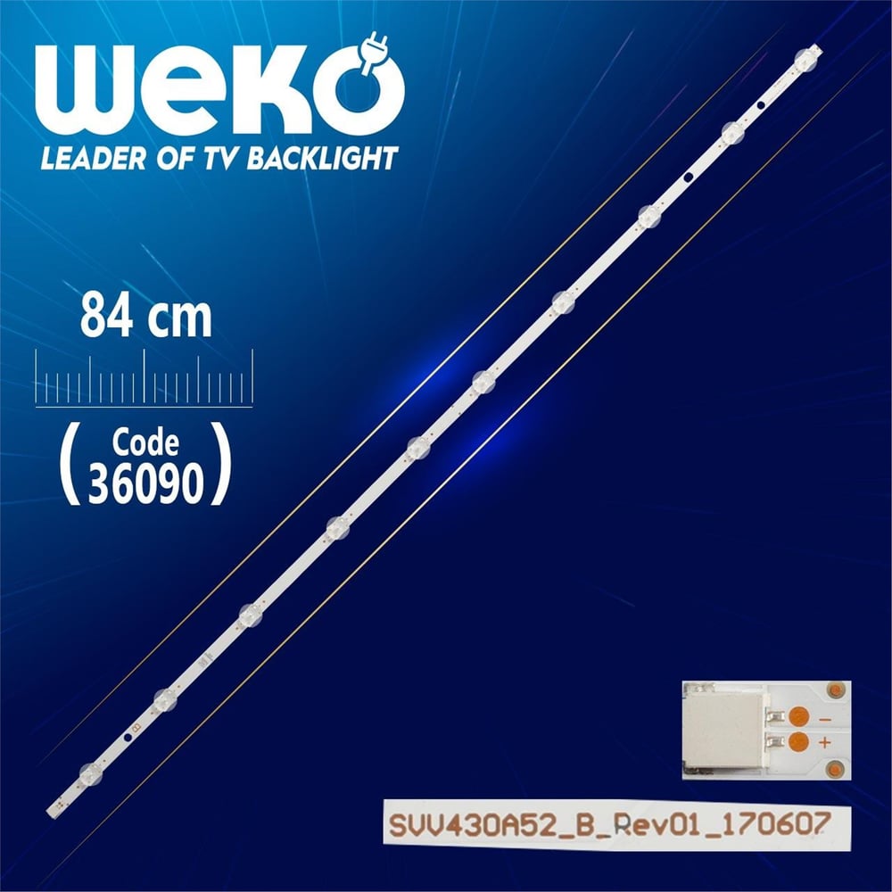 Weko SVV430A52_B_REV01_170607 - 10 LEDLİ - 84 CM - Tv Led Bar - Tv Led Bar