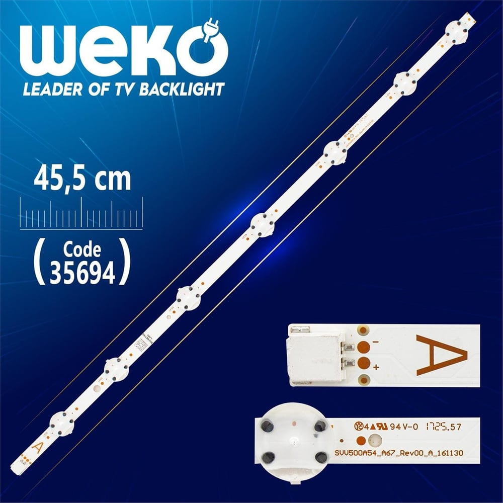 Weko SVV500A54_A67_REV00_A_161130 - 45.5 Cm 7 Ledli - WK-1170 Led Tv Bar - Tv Led Bar