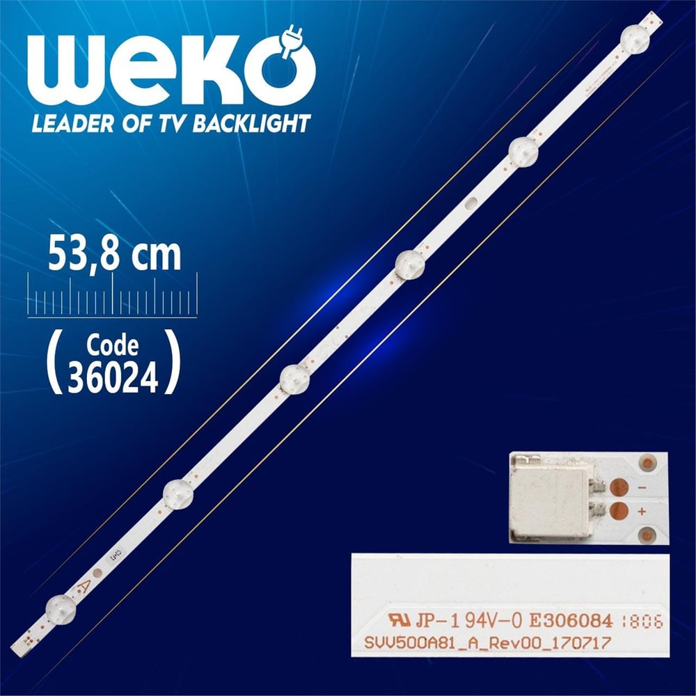 Weko SVV500A81_A_REV00_170717 53.8 Cm Tv Led Bar - Tv Led Bar