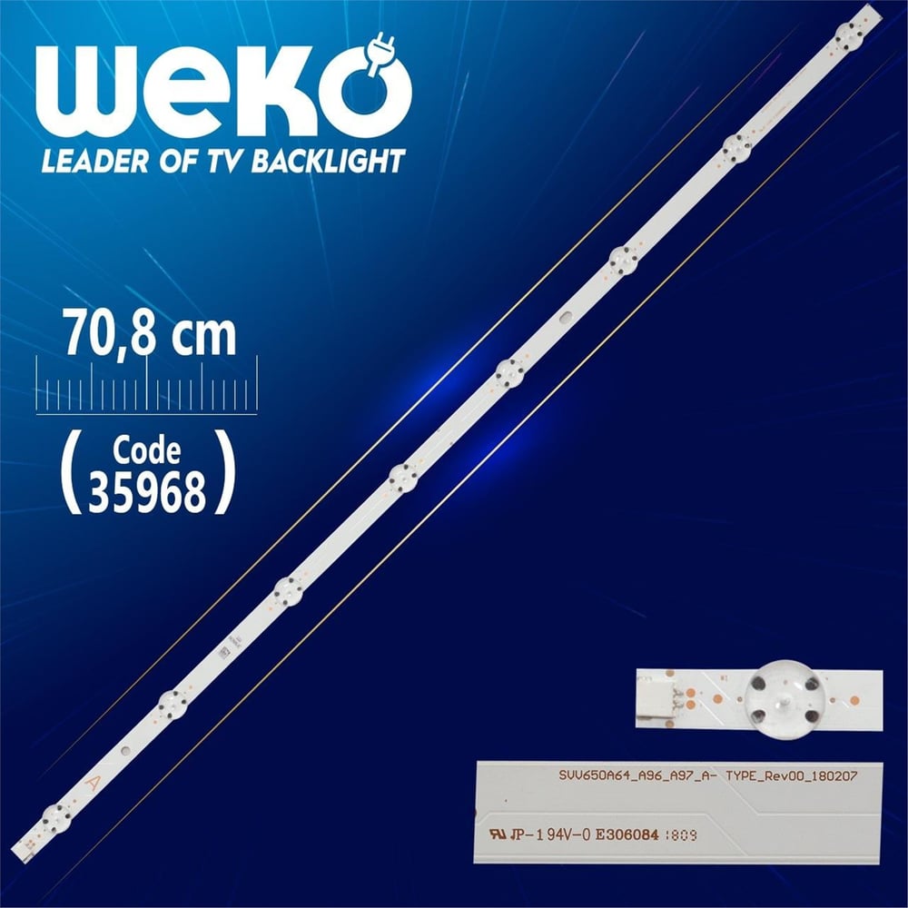 Weko SVV650A64_A96_A97_A- TYPE_REV00_180207 70.8 Cm 8 Ledli Tv Led Bar - Tv Led Bar
