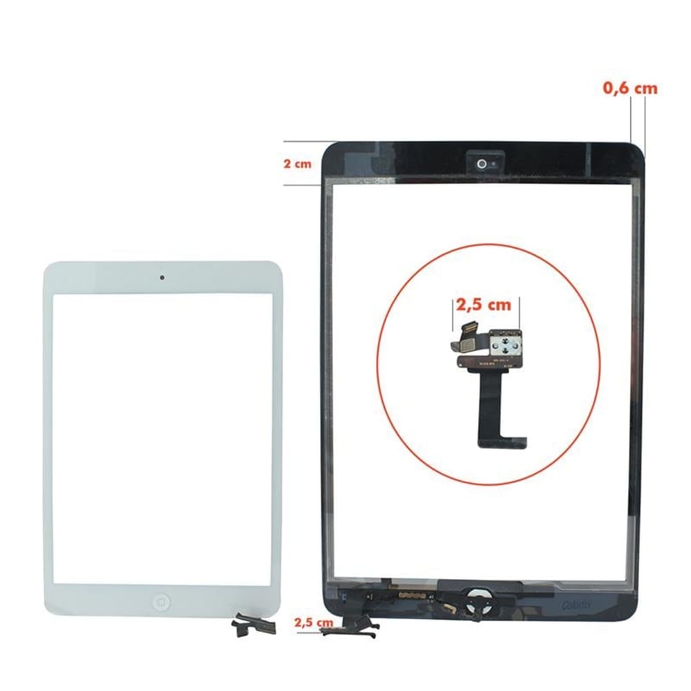 Oem Tablet Dokunmatik Ekran (Ipad Mını Whıte)  7  Apple - Tablet Malzemeleri