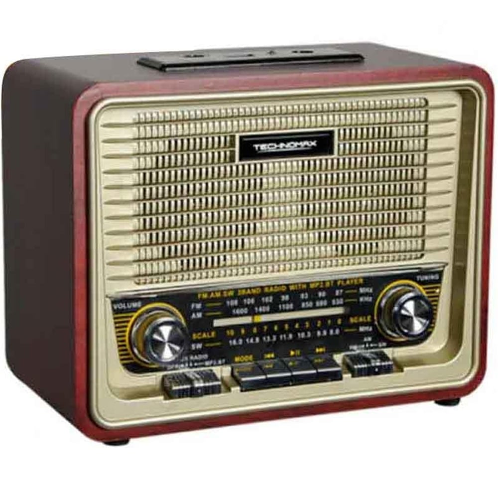 Technomax Technomax TM-6617 USB-SD-FM-Bluetooth Destekli Nostaljik Radyo - Taşınabilir Radyo