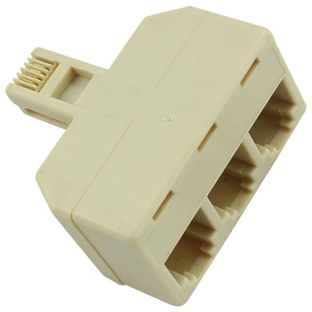 Hey Telefon Dağıtıcı 1 Erkek-3 Dişi - Fiş - Jack - Şase