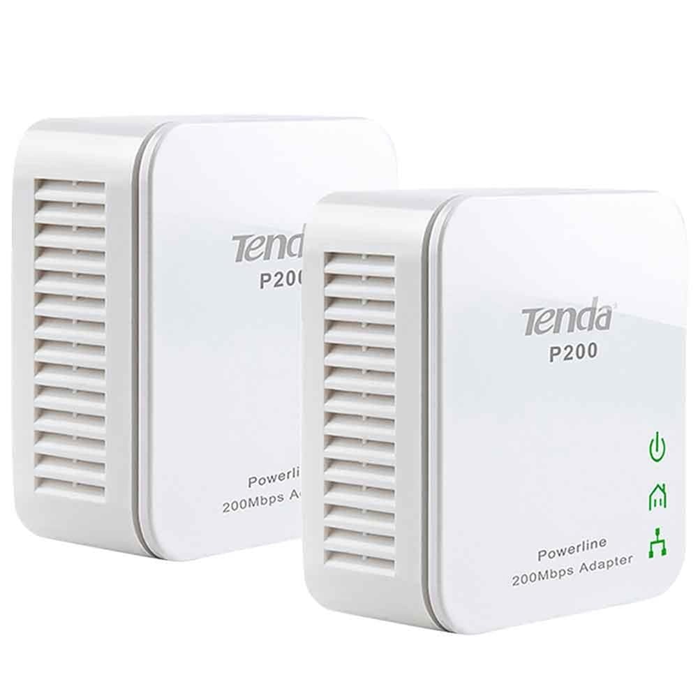 Tenda Tenda P200 KIT AV200 200 Mbps Powerline Kit - Powerline Adaptör