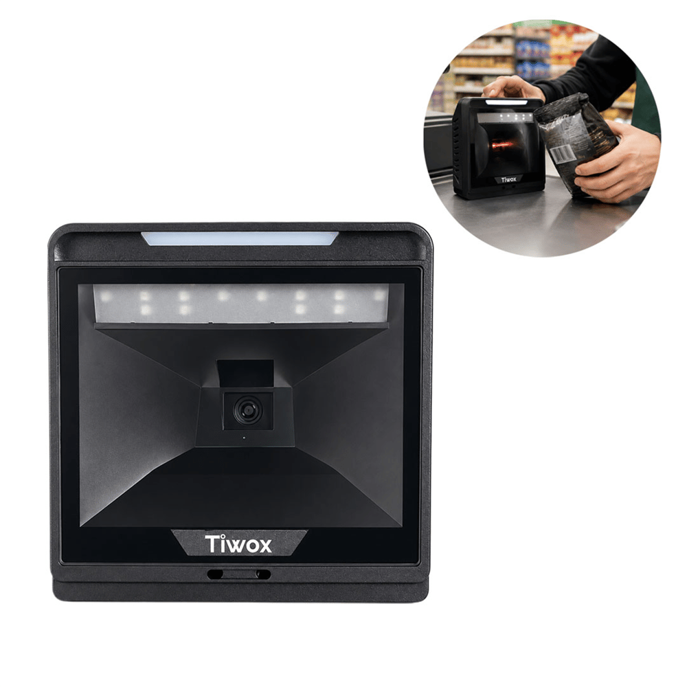 Tiwox Tiwox VS-8000 2D Karekod Kablolu USB Masaüstü Barkod Okuyucu - Kategorisiz