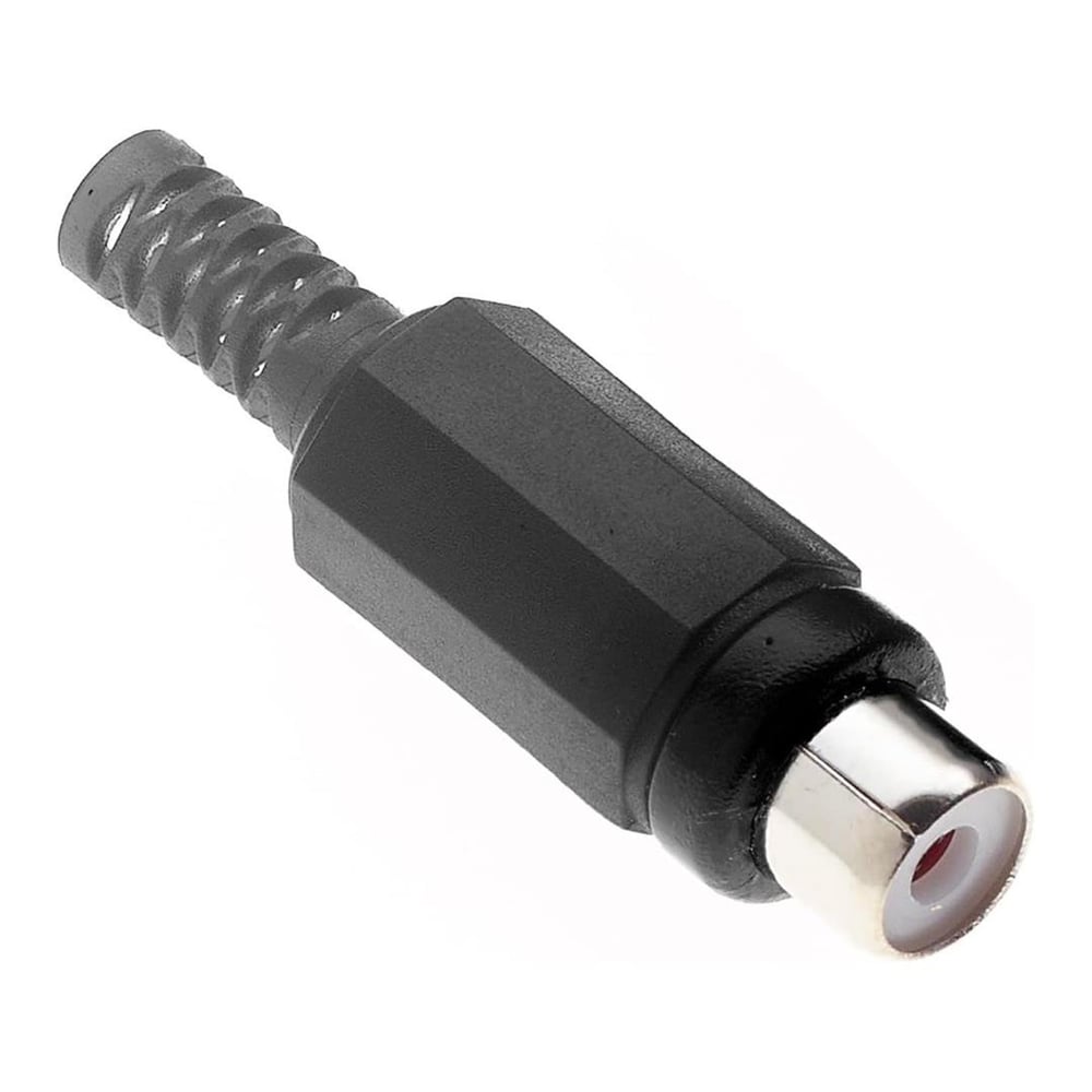 Elektromer Tos Fiş Dişi Plastik Siyah - Fiş - Jack - Şase