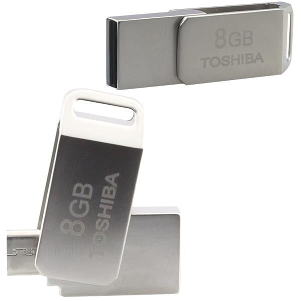 Toshiba Toshiba 8 GB Micro USB OTG Li Flash Bellek - Flash Bellek