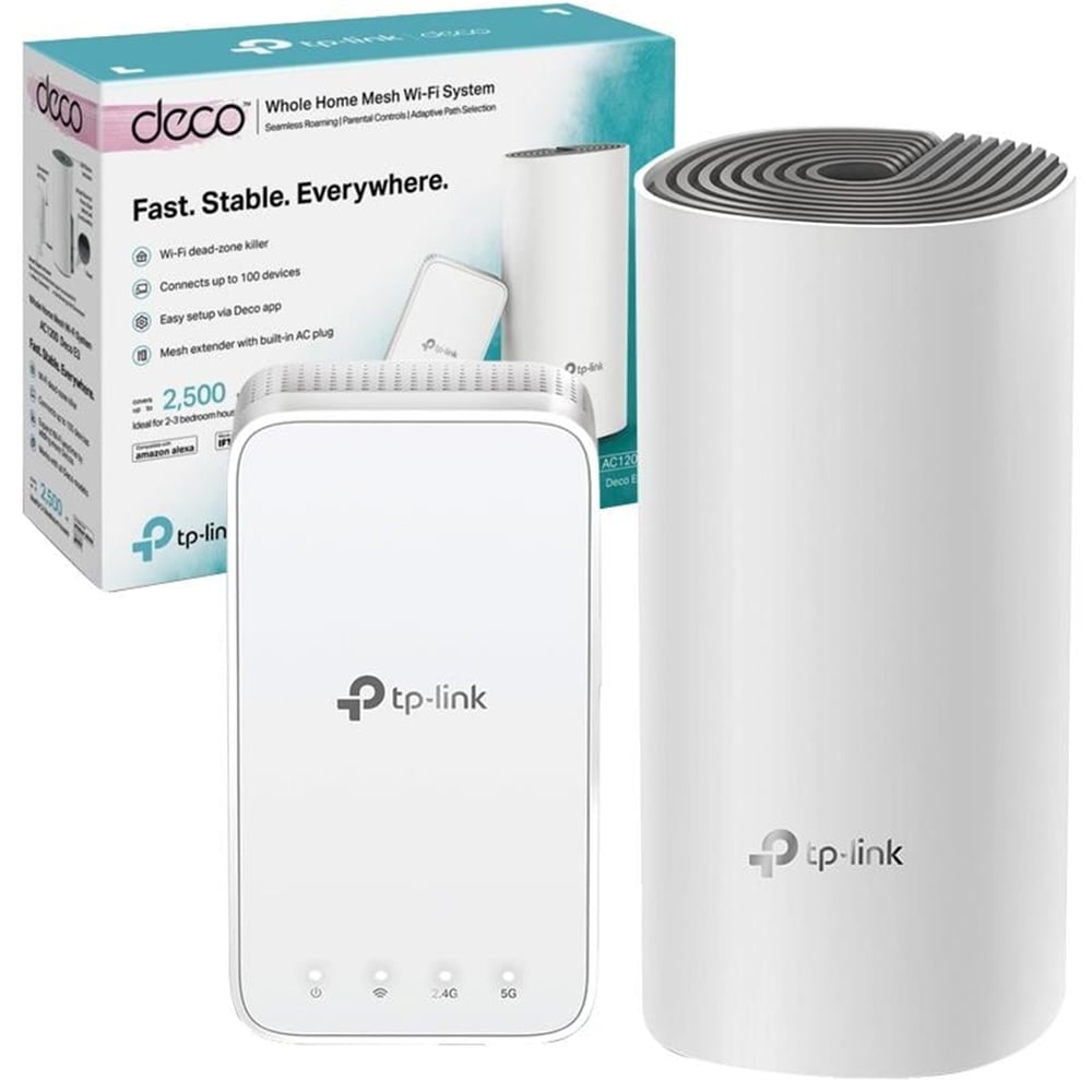TP-Link Tp-Link Deco E3 1200 Mbps İkili Mesh Wifi Sistemi - Access Point-Router