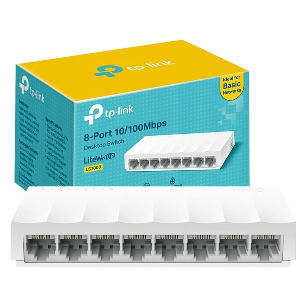 TP-Link TP-Link LS-1008 8 Port 10 - 100 Mbps Ethernet Switch - Ethernet Switch