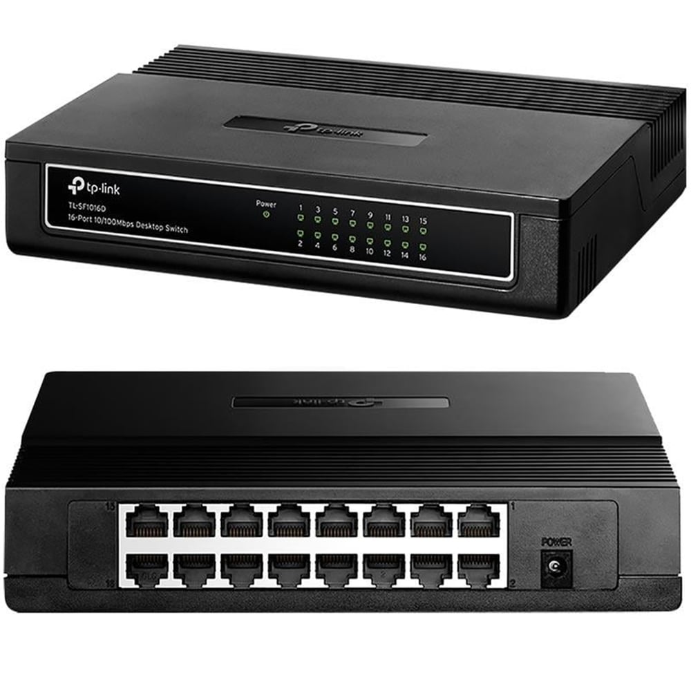 TP-Link TP-Link TL-SF1016D 16 Port 10-100 Mbps Ethernet Switch - Ethernet Switch