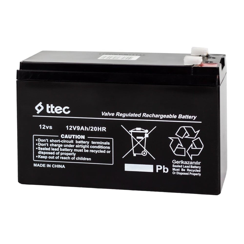 Ttec Ttec 12 Volt 9 Amper Kuru Akü - Aküler