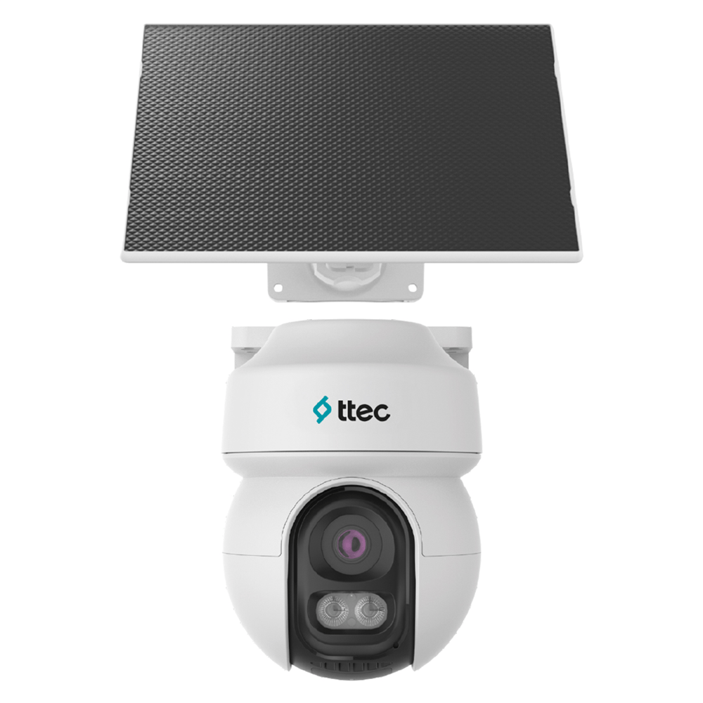Ttec TTEC SLR-3330S-MH/SL-4G 3MP 4mm 4G Solar PTZ Güvenlik Kamerası + Kesintisiz Enerji ve Kablosuz İzleme - Wifi Kamera