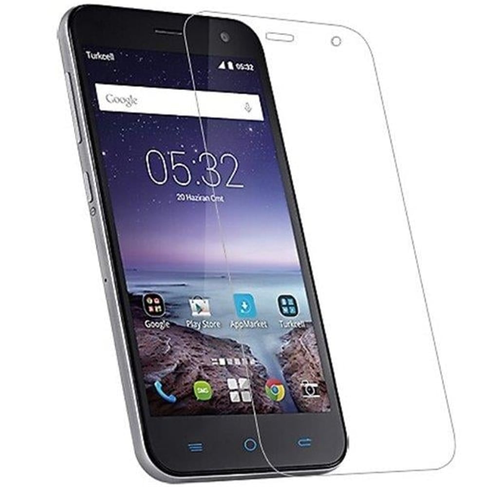 Powermaster Turkcell T60 Kırılmaz Cep Telefonu Ekran Koruyucu Şeffaf - Kırılmaz Ekran Koruyucu