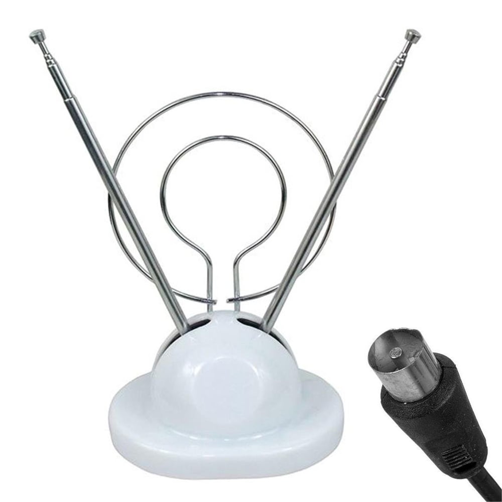 Powermaster TV Üstü Beyaz Dünya V Anten Sehpalı - Tv Üstü Antenler