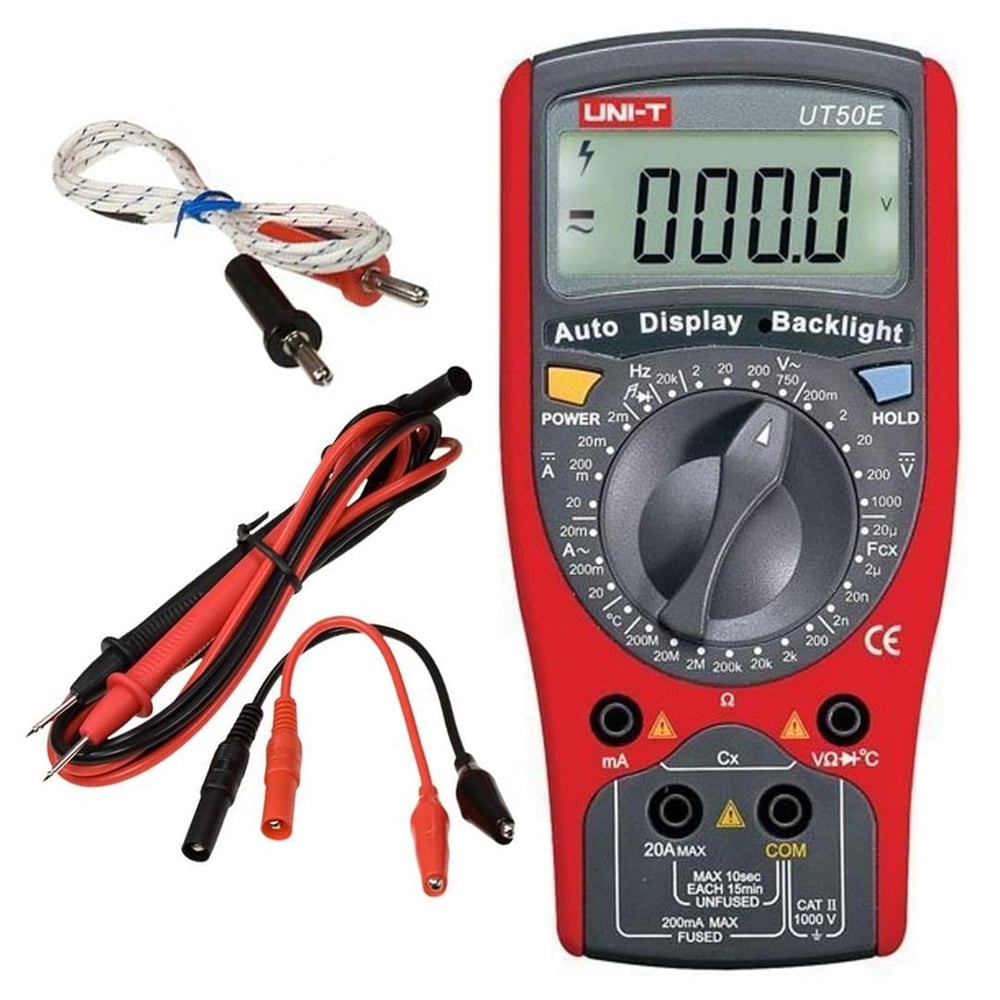 Uni-T Uni-T UT50E Dijital Multimetre Voltmetre Ampermetre - Ölçü Aletleri