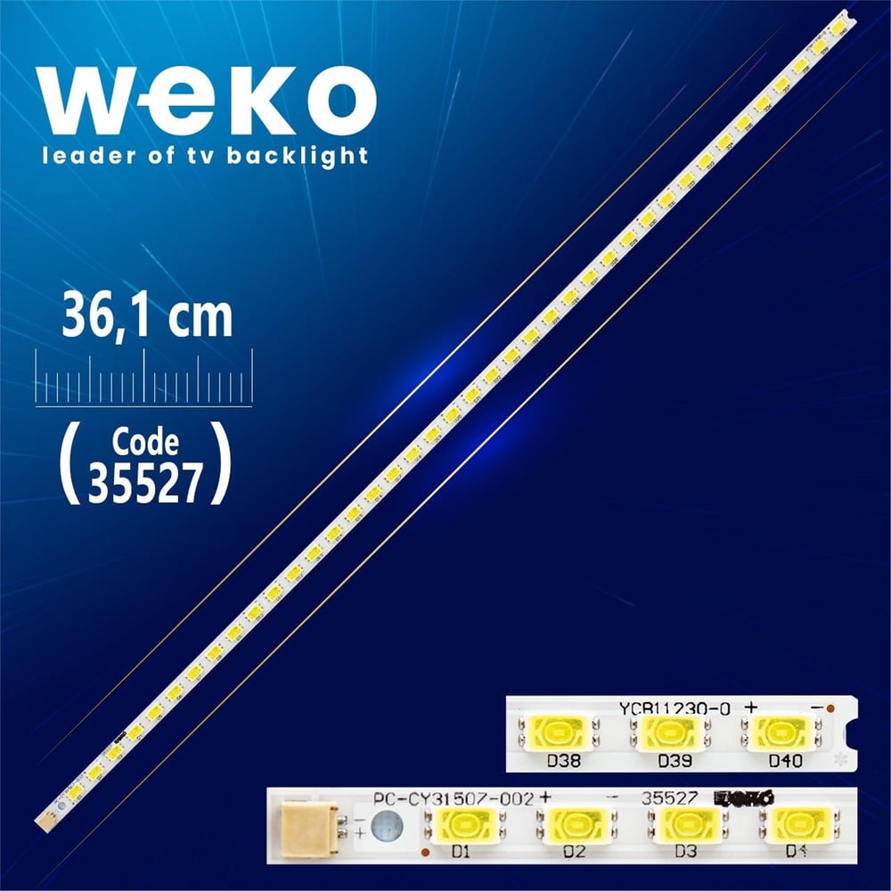 Weko UP041AW100A20 T315B6-P01-L07(VER.C1) - L14.16315901L - DOMİNANT - 36.1 Cm 40 Ledli - (WK-1060) Tv Led Bar - Tv Led Bar