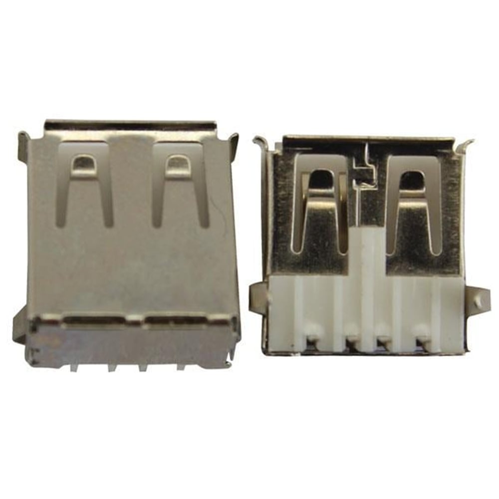 Elektromer USB Dişi Şase 90' Yatık - Fiş - Jack - Şase