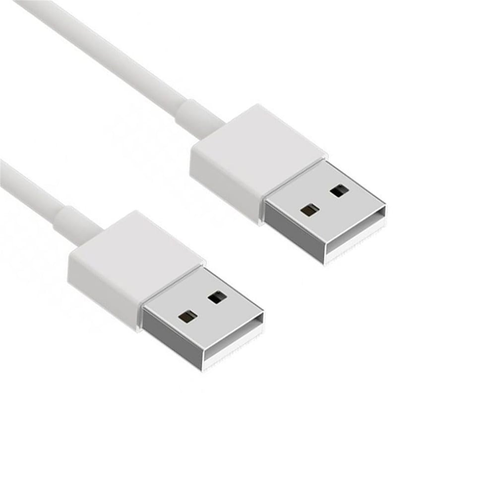 Oem Usb Erkek Erkek A/A 1 Metre Beyaz Kablo - USB Uzatma Kablosu