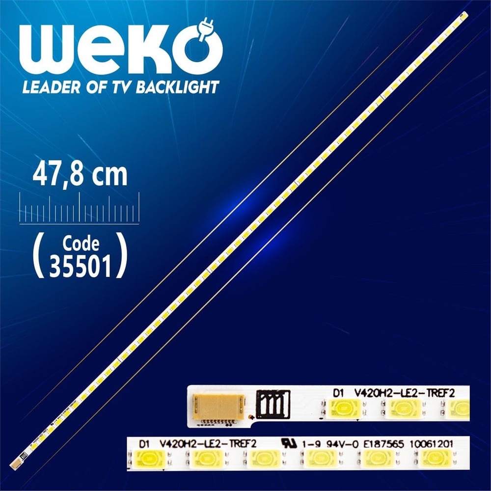 Weko V420H2-LE2-TREF2 - 47.8 Cm - 5 Ledli - (WK-1044) Tv Led Bar - Tv Led Bar