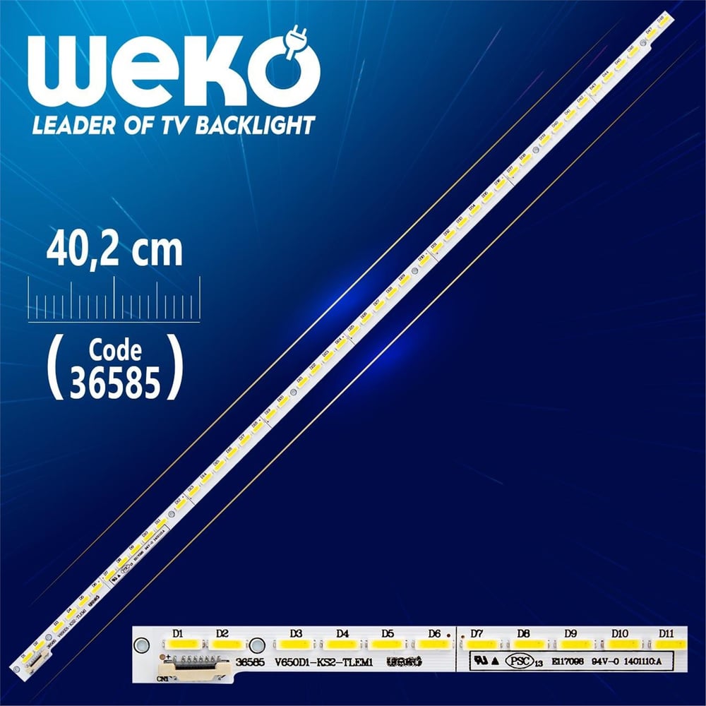 Weko V650D1-Ks2-Tlem1 48 Ledli 40.2 Cm - Tv Led Bar