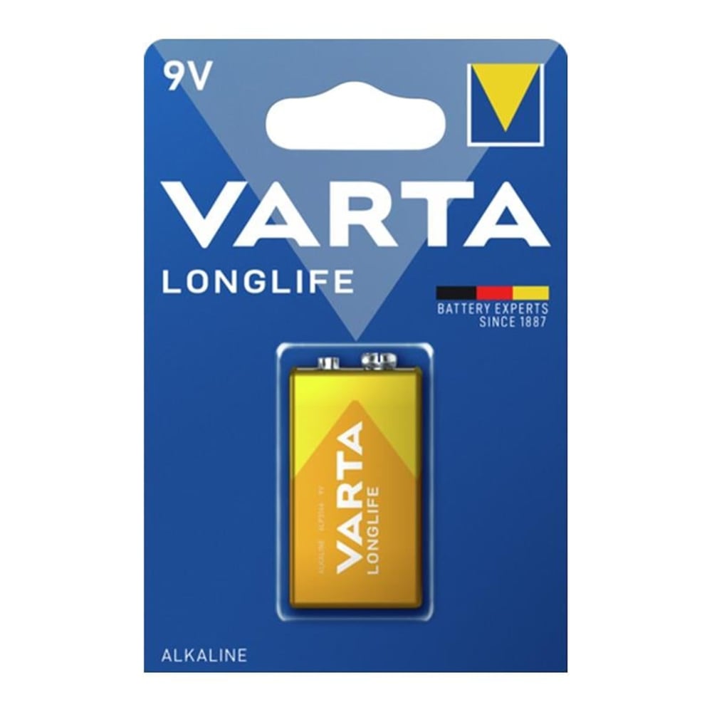 Varta Varta Longlife Power Alkalin 9 Volt Pil Tekli - Piller
