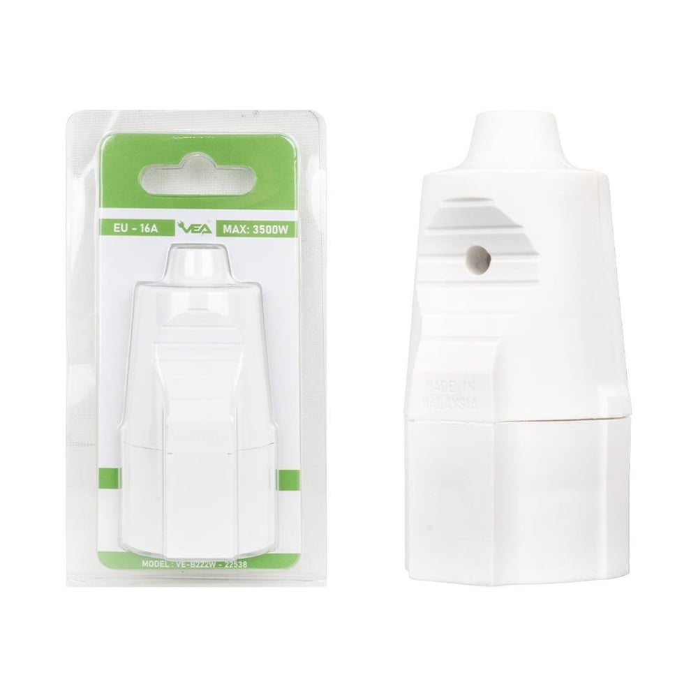Vea Vea VE-B222W A Class Blisterli Dişi Fiş - Fiş - Jack - Şase - Buton - Konnektör