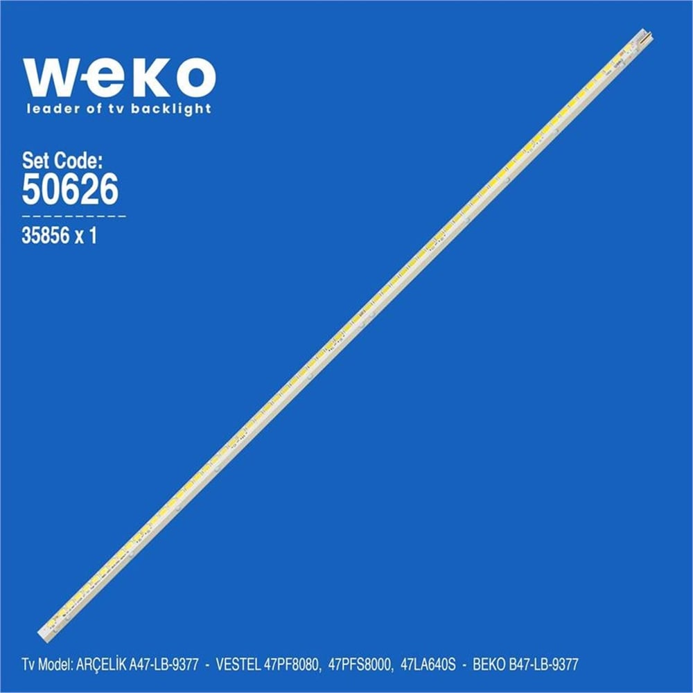 Weko Vestel 47PF8080 47'' İnç 1 Adet Tv Led Bar - Vestel Led Bar