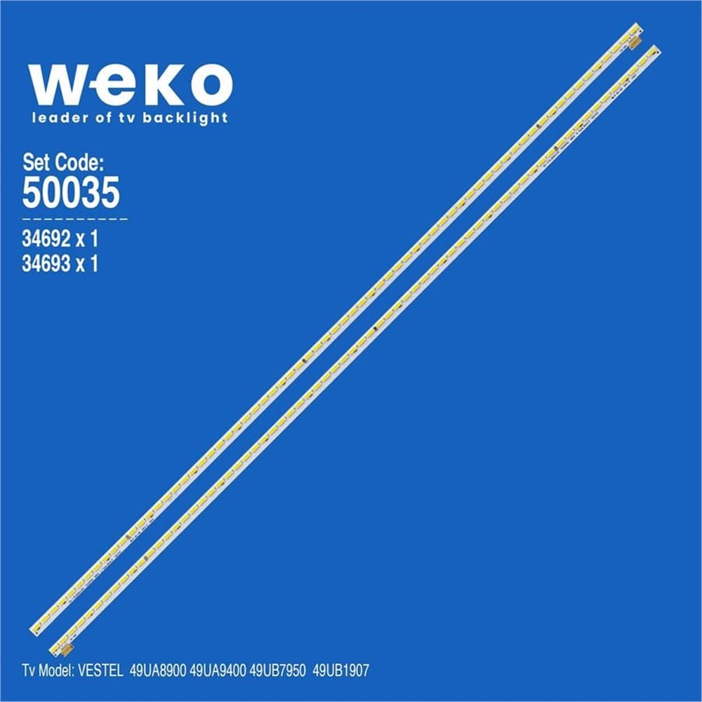 Weko Vestel 49UD9590 49'' İnç 2 Adet Tv Led Bar - Vestel Led Bar