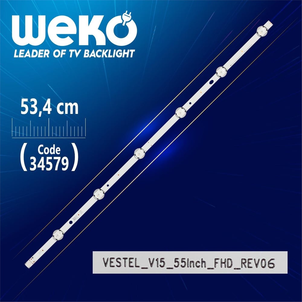 Weko Vestel_V15_55Inch_Fhd_Rev06 - A-Type - 53.4 Cm 6 Ledli - (Wk-633) - Vestel Led Bar
