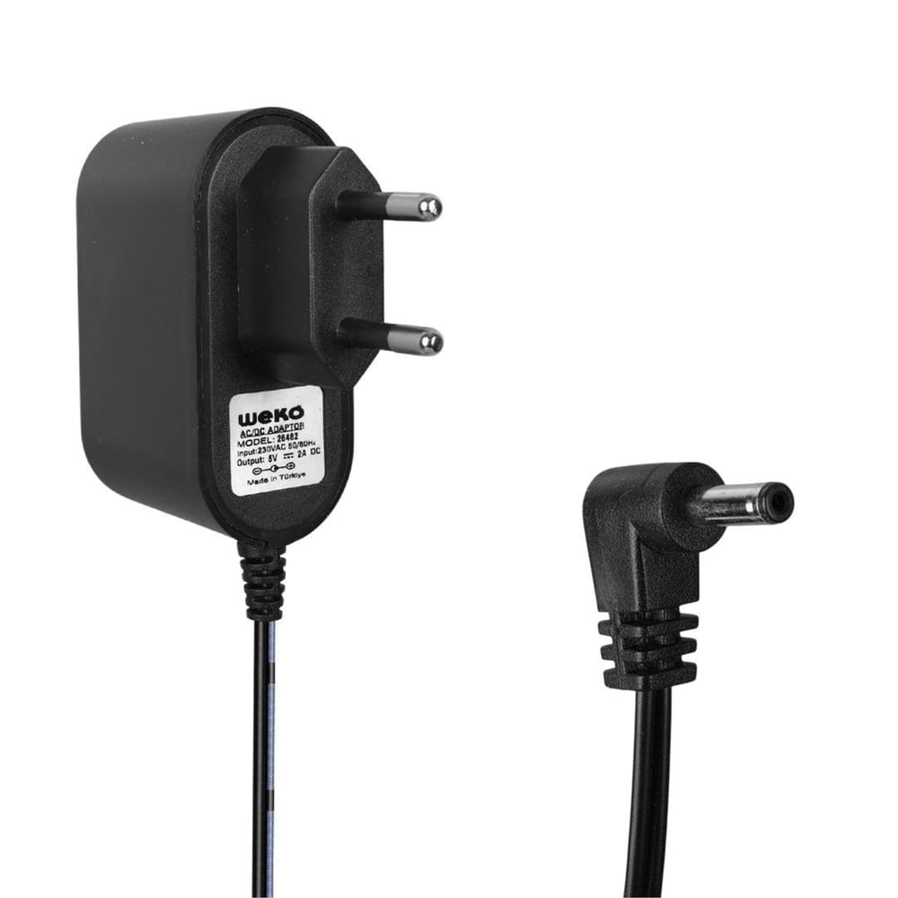 Weko Weko 5 Volt 2 Amper 10 Watt Plastik Kasa Priz Tipi Adaptör - Adaptörler