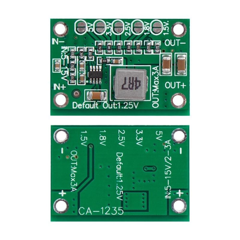 Weko Weko CA-1235 Power Supply Modul 1.25 Volt 1.5 1.8 2.5 3.3 5 Volt Çıkışlı 3 Amper 5 Volt - 15 Volt Girişli - LCD Power Board