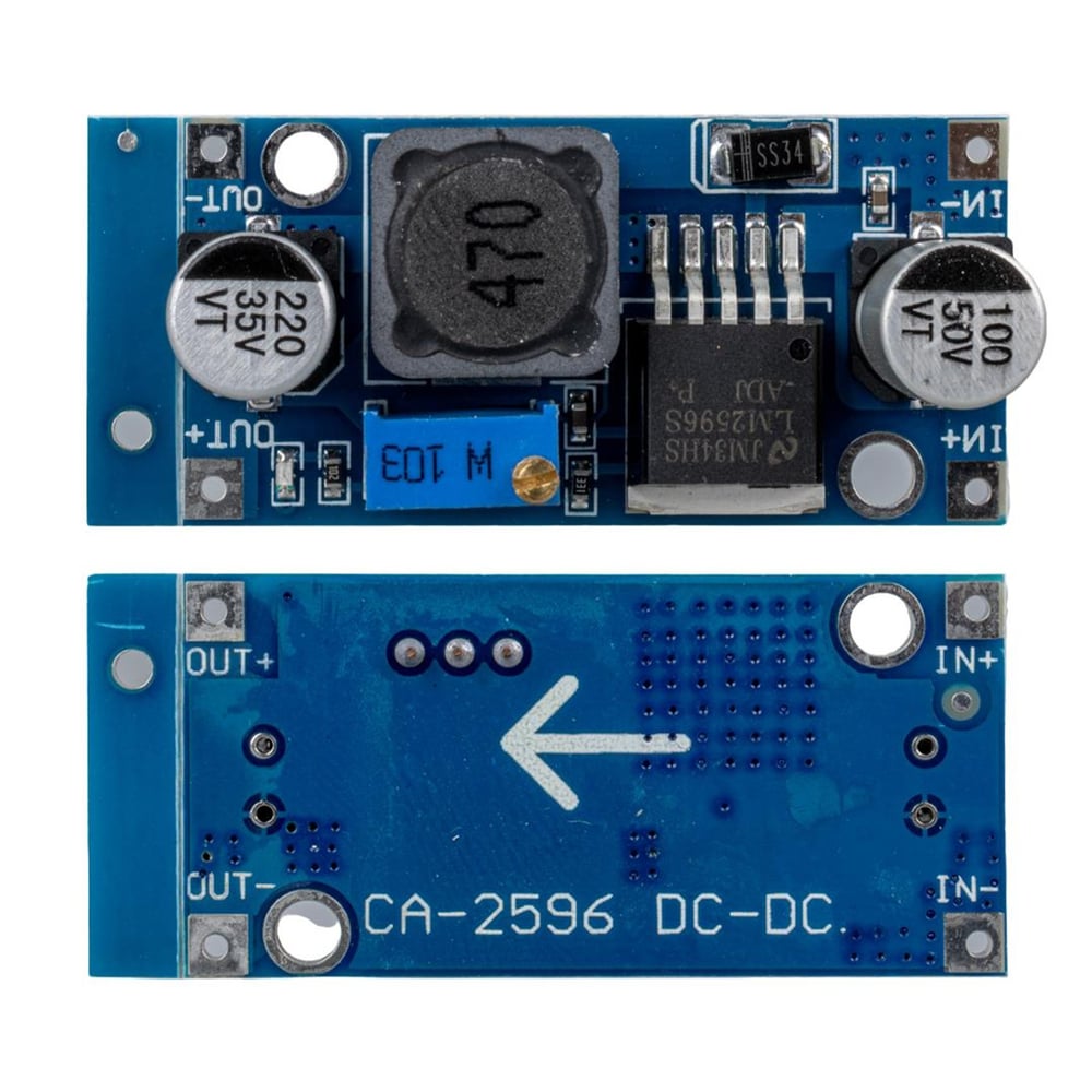 Weko Weko CA-2596 Power Supply Modul LM2596 LM2596S DC/DC Ayarlanabilir Kademeli - LCD Power Board
