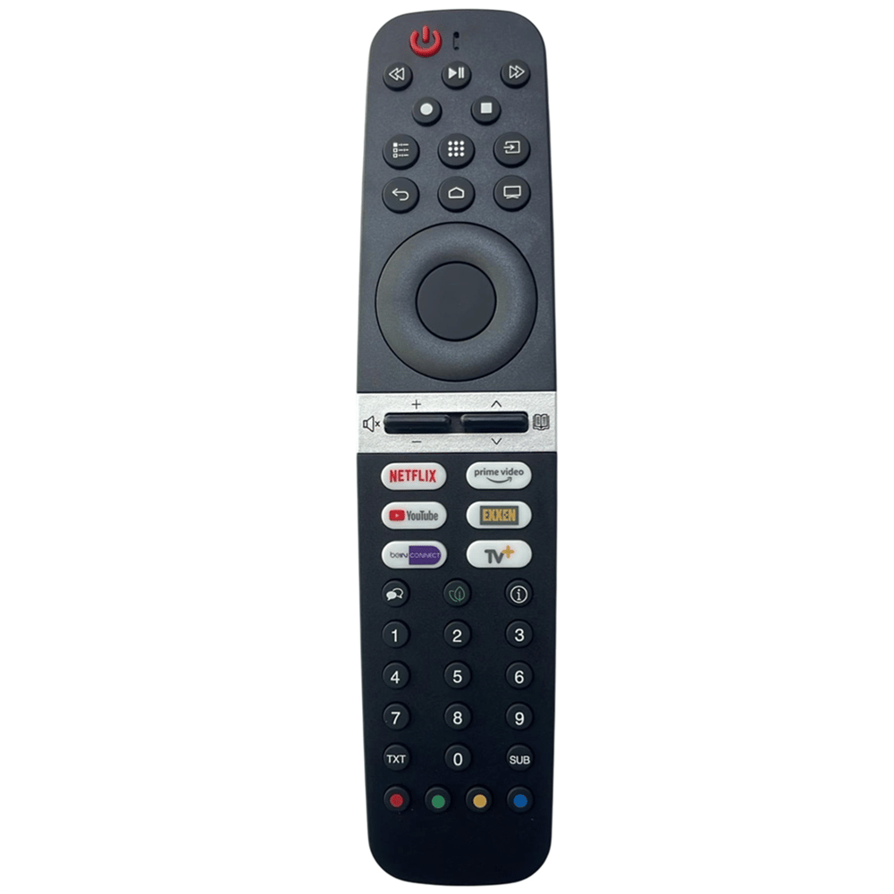 Reyonex WEKO KR VISAGE VS3187R-5 NETFLIX-PRIME VIDEO-BEINCONNECT-EXXEN-YOUTUBE-TV+ TUŞLU LCD LED TV KUMANDA SES KOMUTSUZ - LCD Akıllı Kumandalar