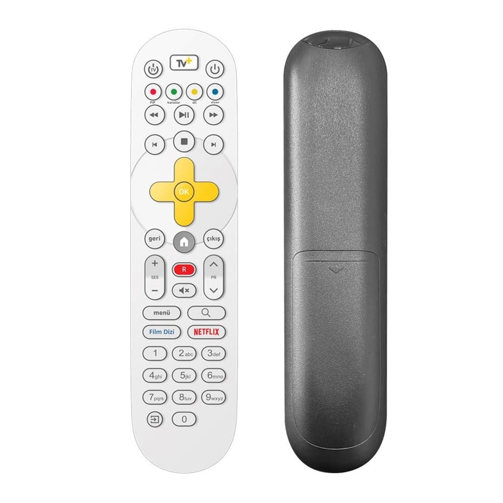 Weko Weko Turkcell Tv+ Pro Klavyesiz Netflıx Tuşlu Kumanda - Uydu Alıcısı Kumandaları