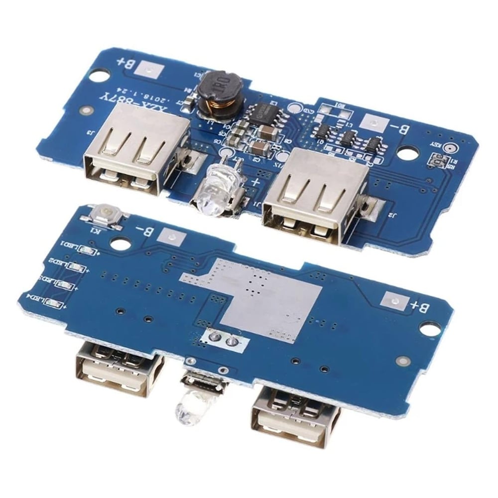 Weko Weko WK-24030 Lityum Batarya Mikro USB İki Port 5V 2A Powerbank Devresi Modülü - Pil Koruma Devresi BMS