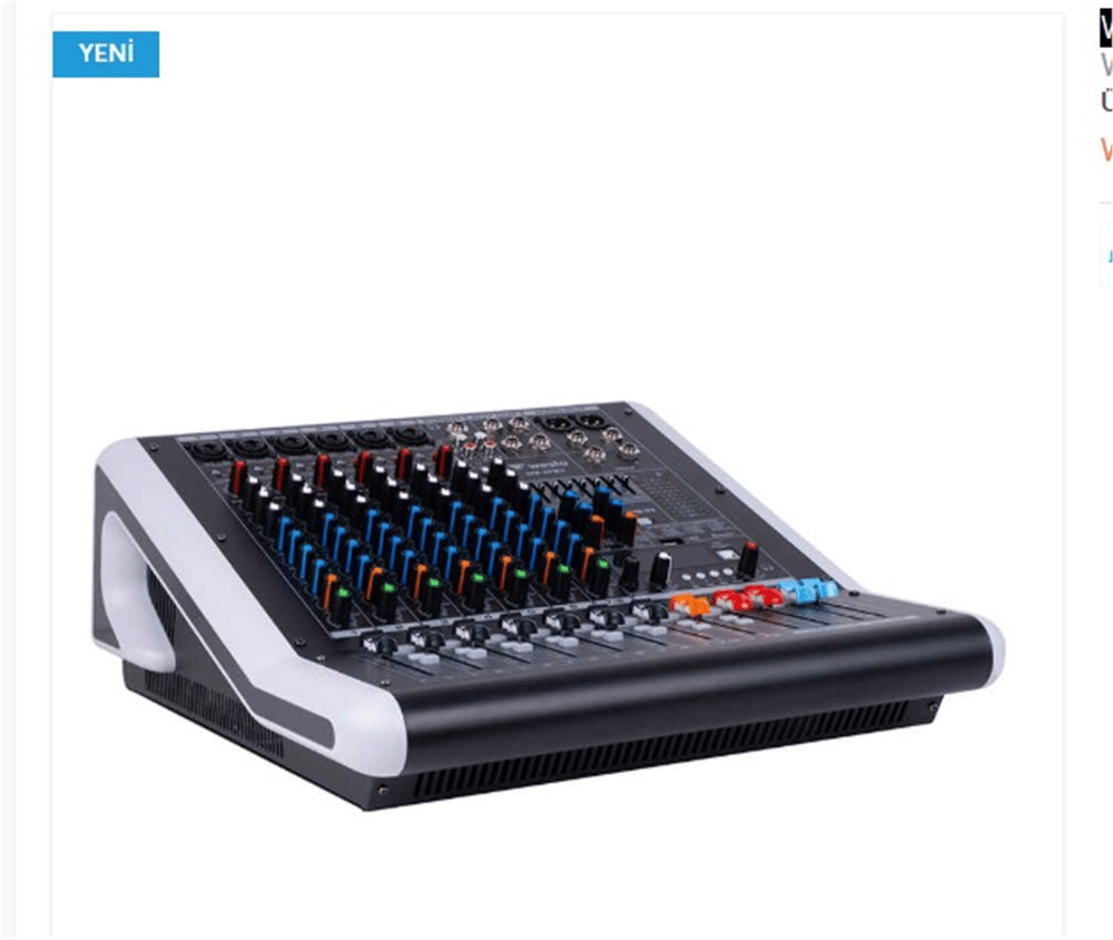 Mert-er Elektronik WESTA WM-8PMX 2X400 WATT 8 KANAL POWER MİKSER AMFİ - Kategorisiz