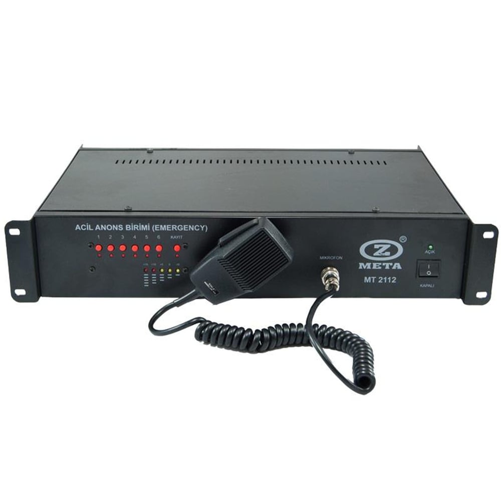 Westsound Westsound MT-2112 Acil Anons - Mesaj Kayıt Ünitesi - Seslendirme Amfileri